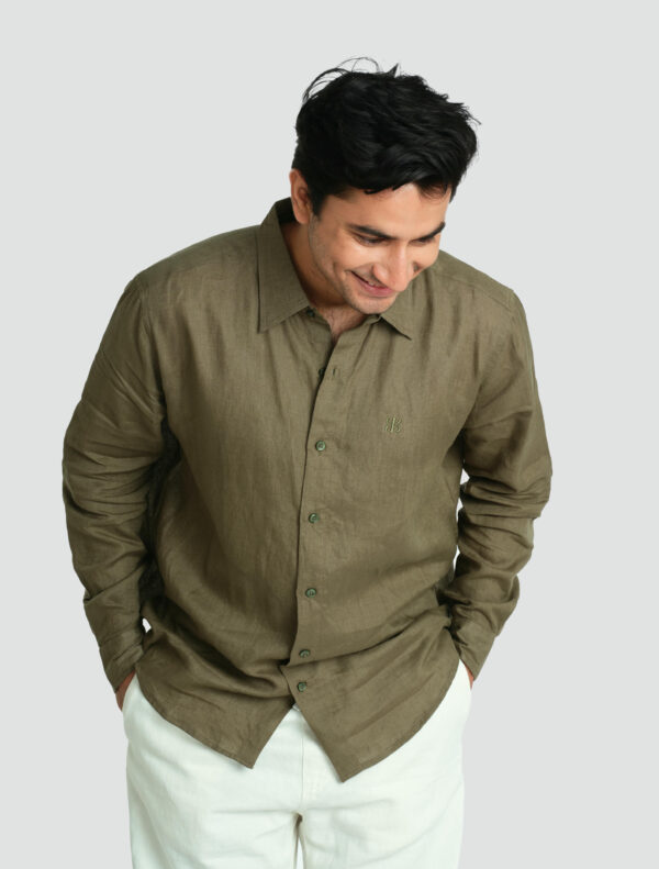 OLIVE GREEN SHIRT